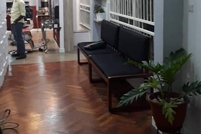 Offices and Eateries exotic hard wooden floor parquet-9