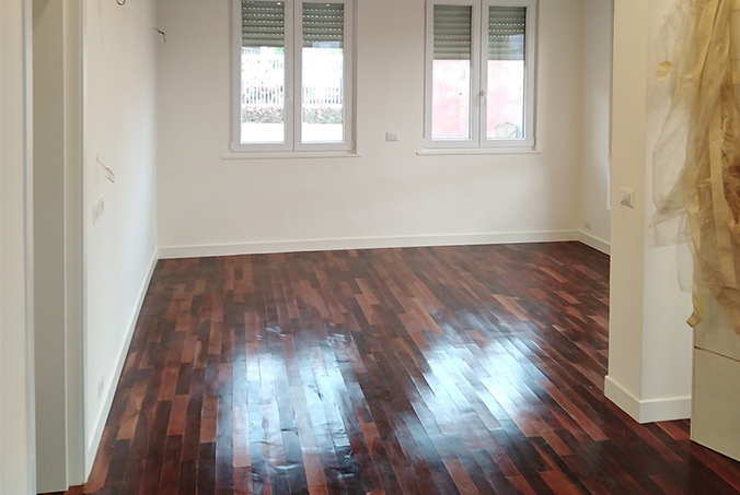 Private REsidence exotic hard wooden floor parquet-20