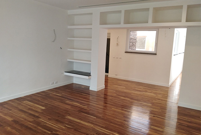 Private REsidence exotic hard wooden floor parquet-31
