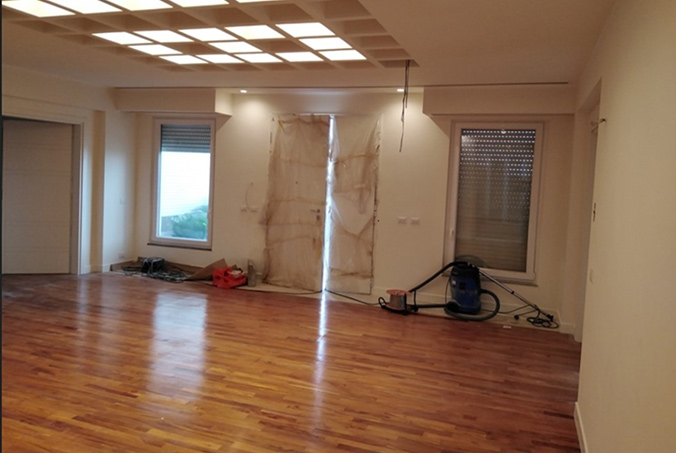 Private REsidence exotic hard wooden floor parquet-9