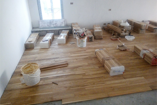 CalcitBond Product limited - Best Exotic hard wooded floor parquet - ongoing project 10