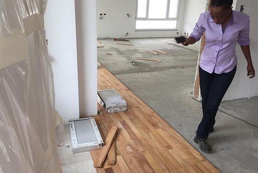 CalcitBond Product limited - Best Exotic hard wooded floor parquet - ongoing project