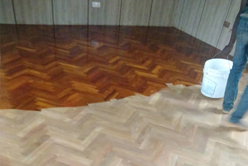 CalcitBond Product limited - Best Exotic hard wooded floor parquet - ongoing project 22