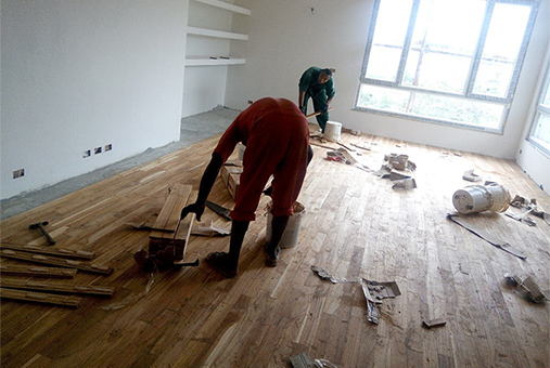 CalcitBond Product limited - Best Exotic hard wooded floor parquet - ongoing project 8