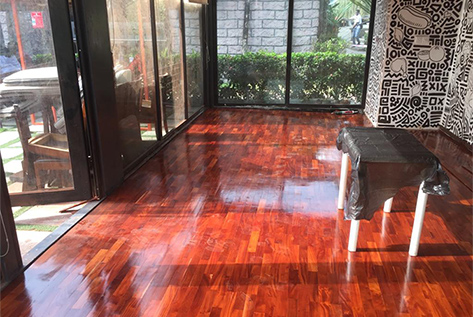 Offices and Eateries exotic hard wooden floor parquet-15