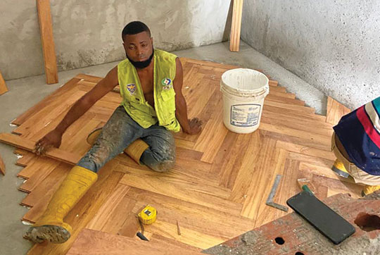 Lagos state Site - Calcitbond Products Limited - exotic hardwood flooring supplier 3