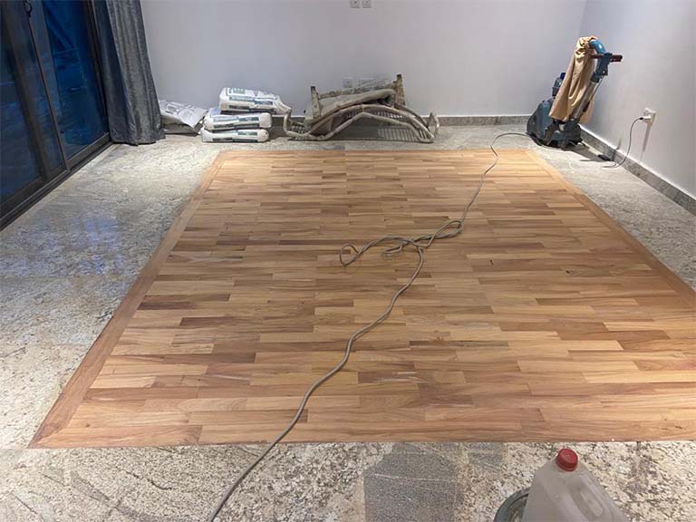 Calcitbond Products Limited - exotic hard wood flooring supplier - Exotic Hardwood Flooring - Exotic hardwood floor maintenance - Maitama FCT project 1