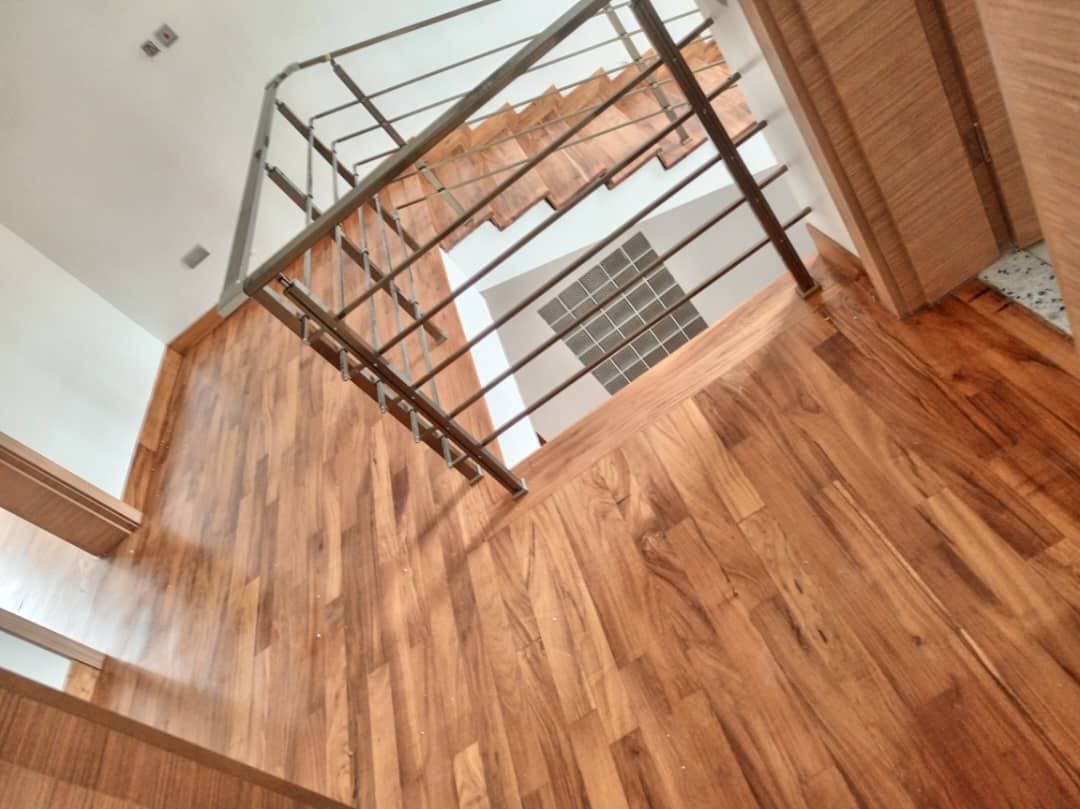 Calcitbond Products Limited - exotic hard wood flooring supplier - Exotic Hardwood Flooring - Exotic hardwood floor maintenance - Mina Niger state Finished project 1