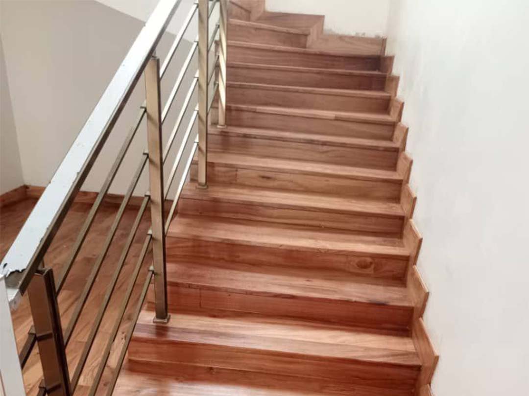 Calcitbond Products Limited - exotic hard wood flooring supplier - Exotic Hardwood Flooring - Exotic hardwood floor maintenance - Mina Niger state Finished project 3