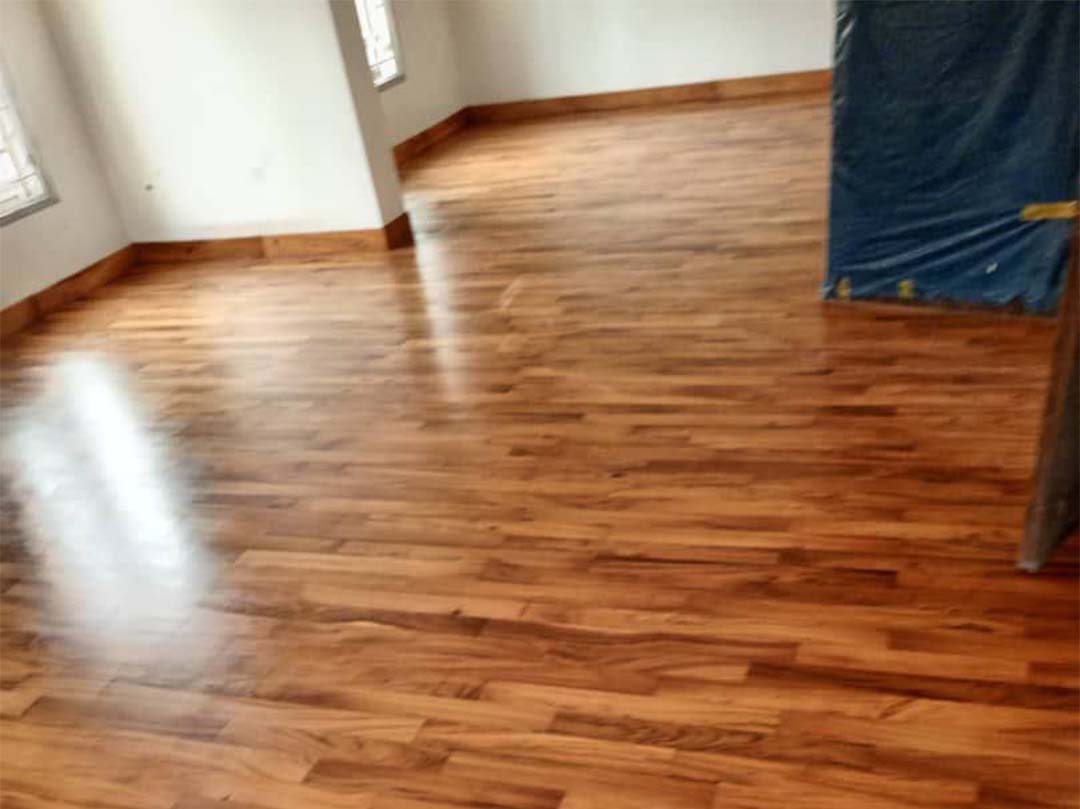 Calcitbond Products Limited - exotic hard wood flooring supplier - Exotic Hardwood Flooring - Exotic hardwood floor maintenance - Mina Niger state Finished project 3