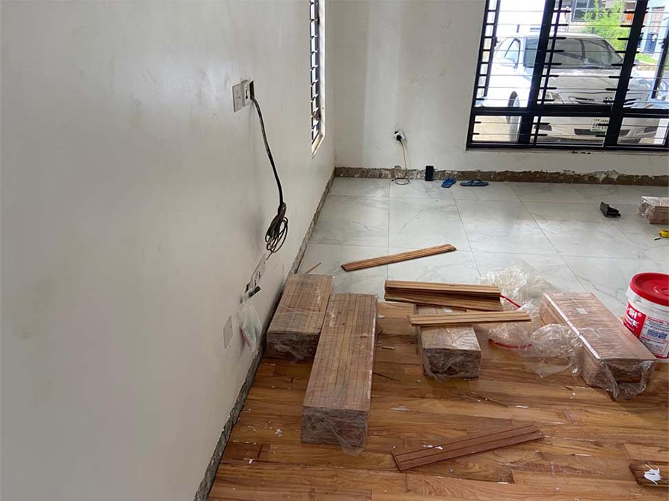 Calcitbond Products Limited - exotic hard wood flooring Manufacture in Abuja - Exotic Hardwood Flooring - Exotic hardwood floor maintenance - Exotic hardwood floor installation - Lifecamp Abuja project 5