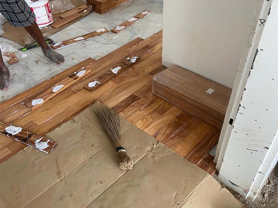 Calcitbond Products Limited - exotic hard wood flooring Manufacture in Abuja - Exotic Hardwood Flooring - Exotic hardwood floor maintenance - Exotic hardwood floor installation - Lifecamp Abuja project 8