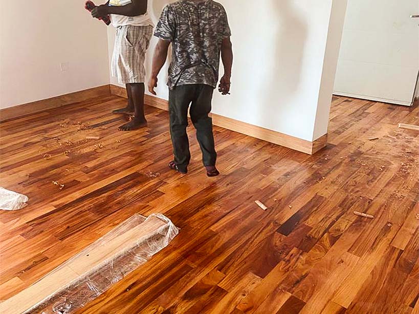 exotic hardwood flooring Manufacturer - Exotic Hardwood Flooring Company - Exotic hardwood flooring installation -Lifecamp Project 1