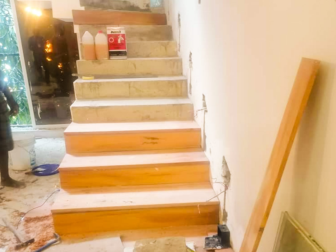 Calcitbond Products Limited- hardwood flooring - Parquet flooring - Hardwood Flooring Installation -hardwood floor maintenance - Abuja Hardwood Flooring Installation project 1