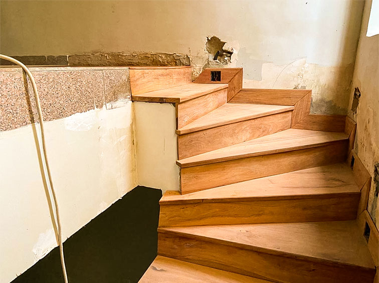 Hardwood flooring - Hardwood Flooring Installation -hardwood floor maintenance - Abuja Hardwood Flooring Installation project 6