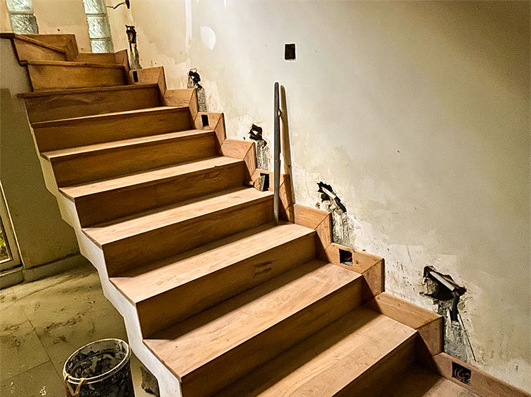 Hardwood flooring - Hardwood Flooring Installation -hardwood floor maintenance - Abuja Hardwood Flooring Installation project 9