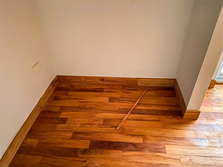 Hardwood flooring -hardwood floor maintenance - Abuja Hardwood Flooring Installation project 5