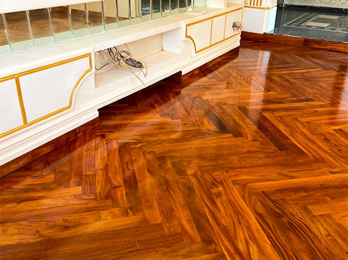 Hardwood Flooring Installation -Abuja Hardwood Flooring Installation project in gwarimpa 1