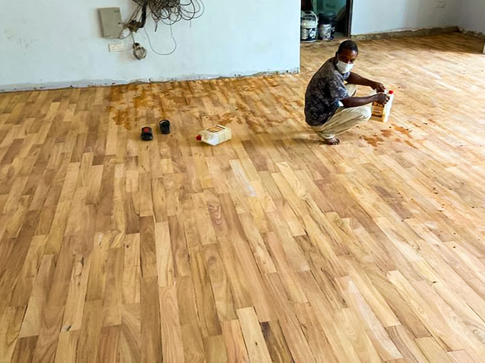 Hardwood Flooring Installation - Hardwood Flooring Installation project in wuse zone 7 2