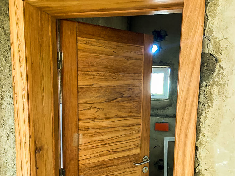 hardwood Doors in Nigeria - Hardwood Installation - Abuja project 1