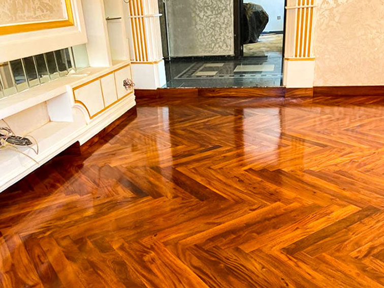 Abuja-Hardwood-Flooring-Installation-project-in-gwarimpa-1