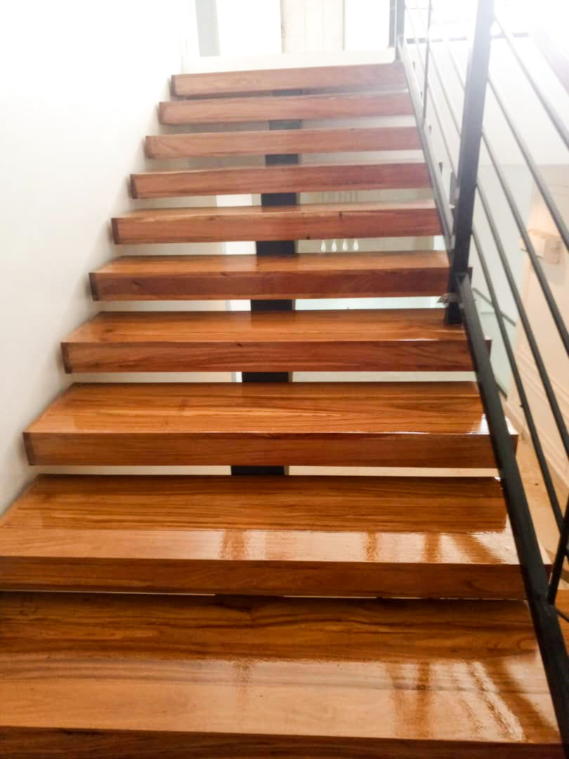 Hardwood Flooring Installation - Calcitbond - Staircase 2